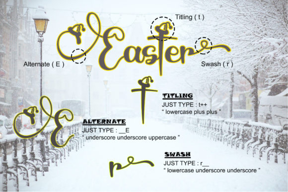 Easter Story Font - Preview 6