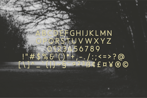 Exocell Font - Preview 1