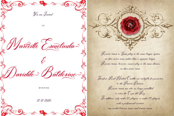 Firsthand Calligraphy Font font preview - 5
