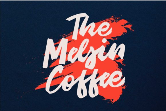 Melsin Font PNG with transparent background - Preview 1