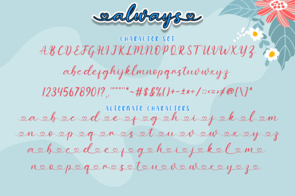 Always Forever Font - Preview 5