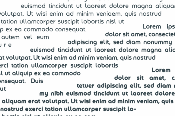 Amenable Font - Preview 1