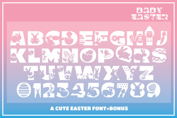 Baby Easter Font - Preview 1