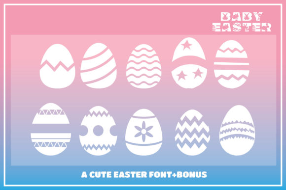 Baby Easter Font - Preview 2