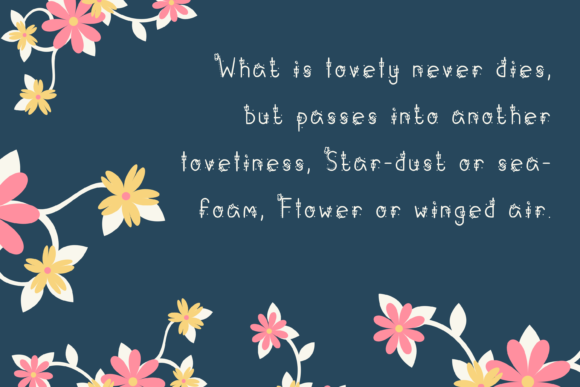 Betterflies Font - Preview 5