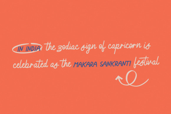 Capricorn Sign Font - Preview 2