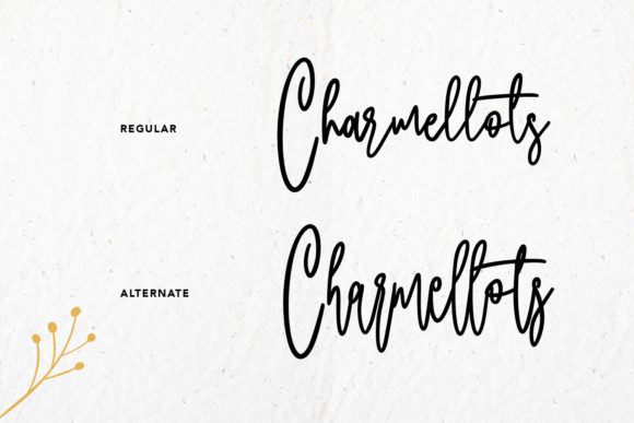 Charmellotes Font - Preview 2