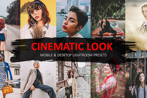 Cinematic Lightroom Preset Grafika Działania i Ustawienia Wstępne Przez George Khelashvili
