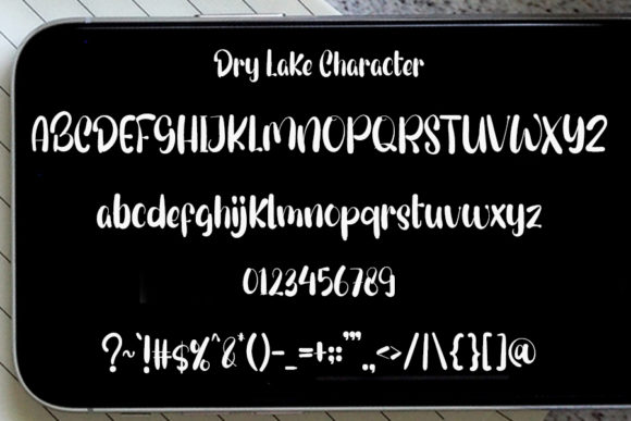 Dry Lake Font - Preview 4