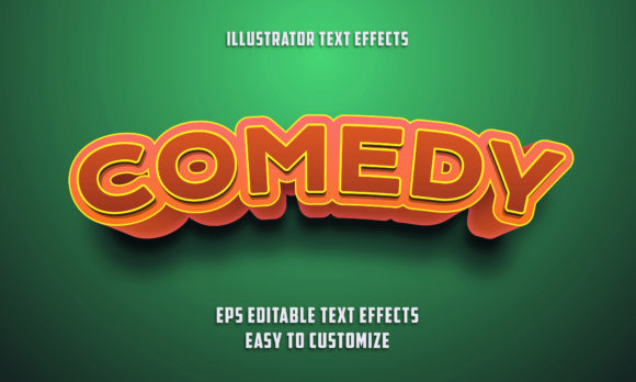Editable Text Effect Styles Comedy Graphic Actions & Presets By Aiartsshop
