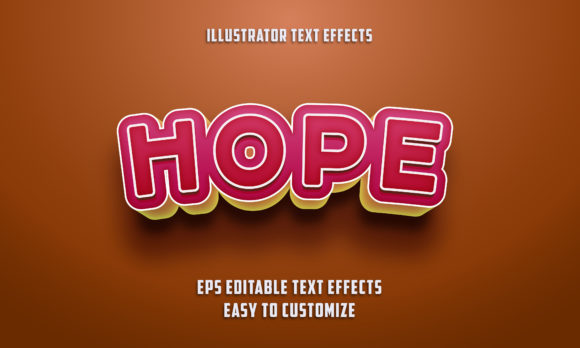 Editable Text Effect Styles Pink Color Graphic Add-ons By Aiartsshop