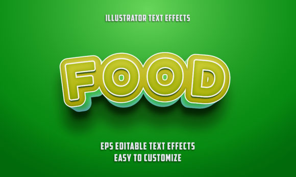 Editable Text Effect Styles Yellow Color Graphic Add-ons By Aiartsshop