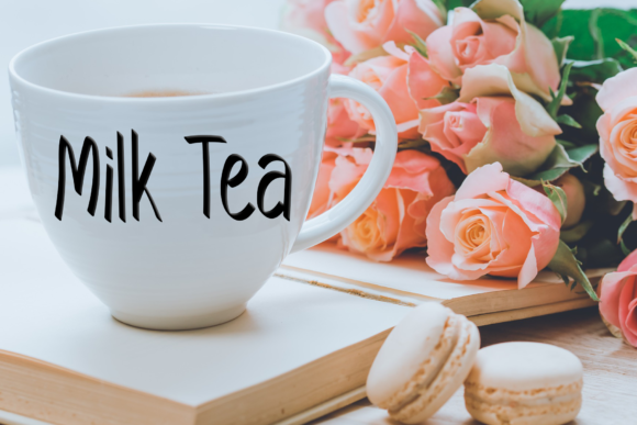 Flat White Font - Preview 3