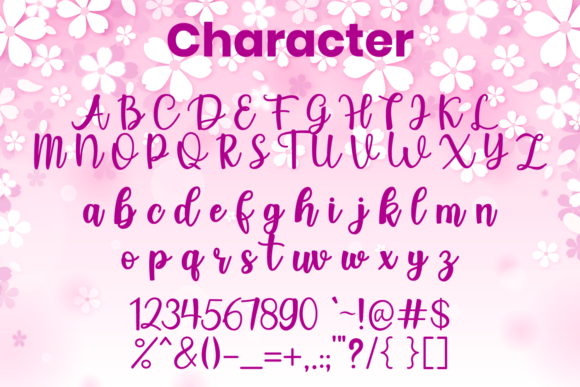 Jasmine Lovely Font PNG with transparent background - Preview 5