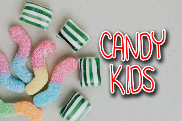 Jelly Kids Font PNG with transparent background - Preview 1