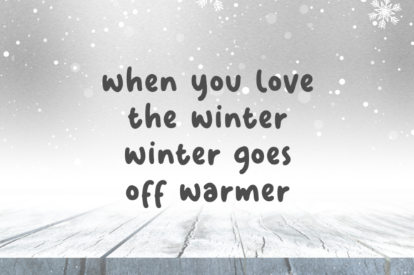 Magical Snow Font PNG with transparent background - Preview 3