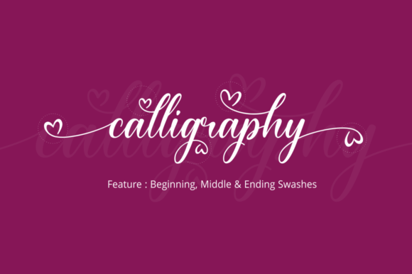 Mistery Heart Font PNG with transparent background - Preview 2