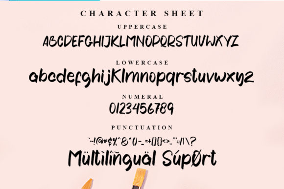 Paintminte Font PNG with transparent background - Preview 4