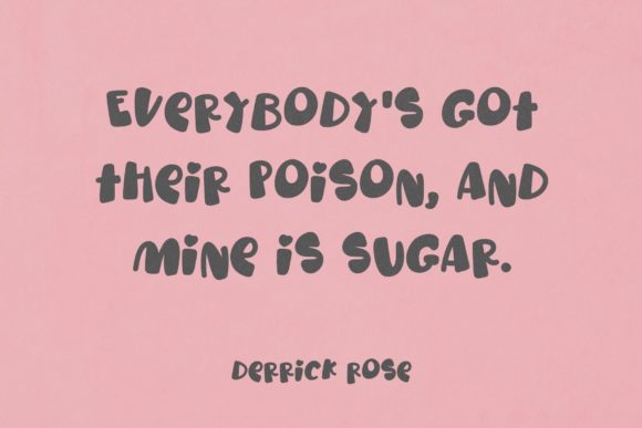 Pinky Sugar Font PNG with transparent background - Preview 1