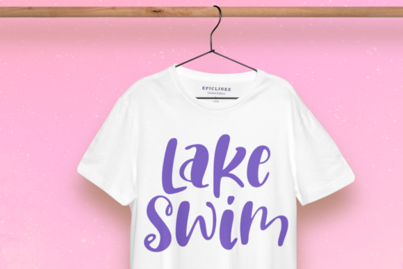 Pretty Pink Font PNG with transparent background - Preview 2