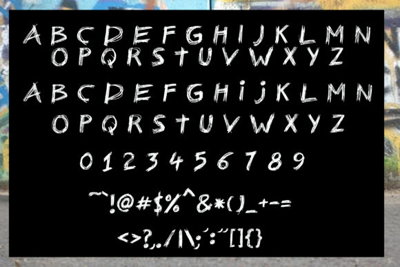 Scripture Font PNG with transparent background - Preview 3