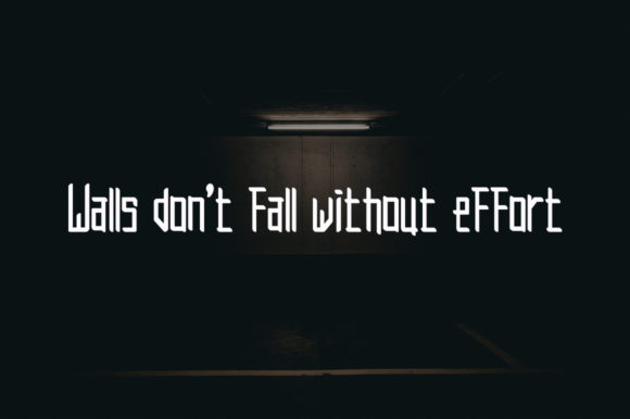 Black Wall Font - Preview 3
