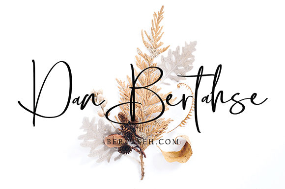 Bostesga Font PNG with transparent background - Preview 3