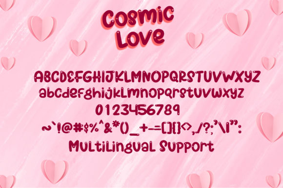Cosmic Love Font - Preview 6
