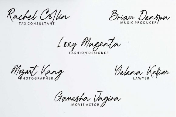 Fahrenheit Signature Font - Preview 2