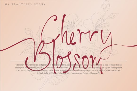 My Beautiful Story Font PNG with transparent background - Preview 1