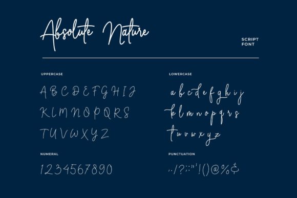 Absolute Nature Font - Preview 4