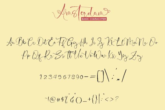 Amsterdam Font - Preview 1