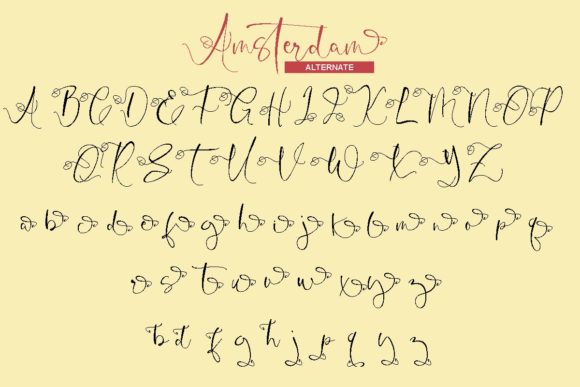 Amsterdam Font - Preview 3