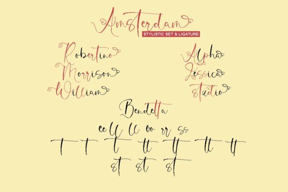 Amsterdam Font - Preview 4