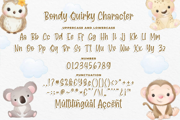 Bondy Quirky Font - Preview 6
