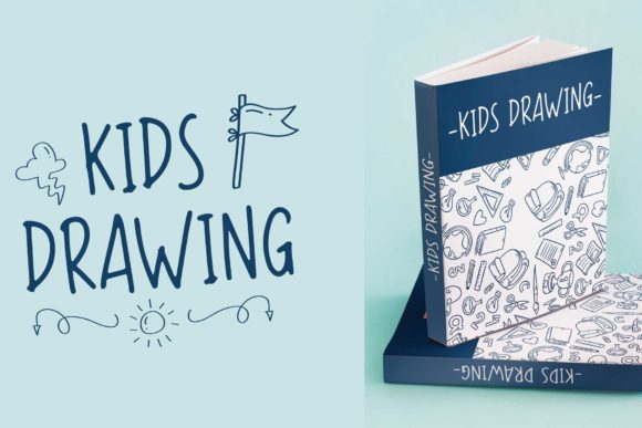 Children Book Kids Font font preview - 2