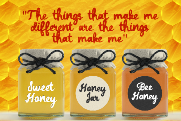 Daddy Bee Font - Preview 5