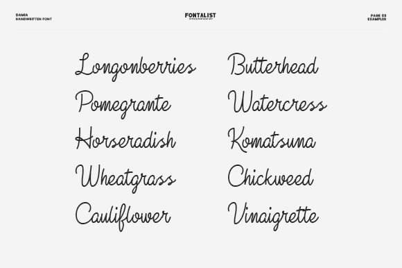 Damia Font - Preview 2