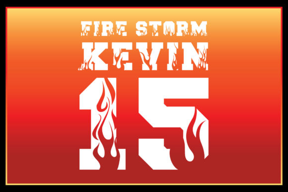 Firestorm Font - Preview 3