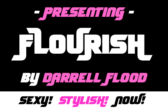 Flourish Font - Preview 1