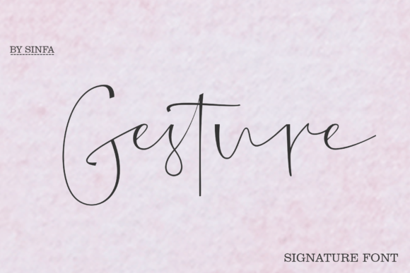 Gesture Font - Preview 3