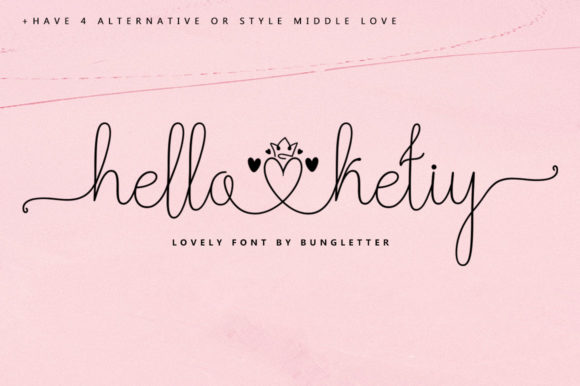 Hello Della Font - Preview 3