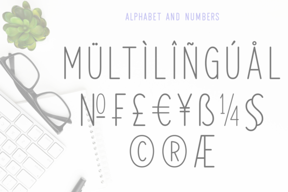 Micalyne Font PNG with transparent background - Preview 4