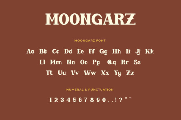 Moongarz Font PNG with transparent background - Preview 2