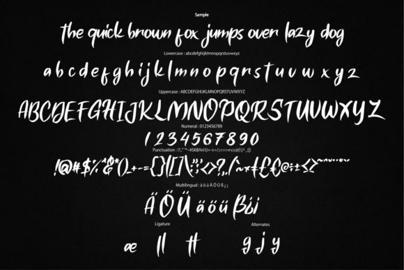 Ninjutsu Font PNG with transparent background - Preview 5