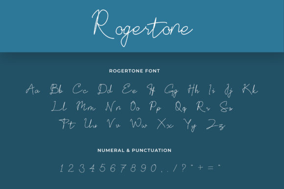 Rogertone Font PNG with transparent background - Preview 1
