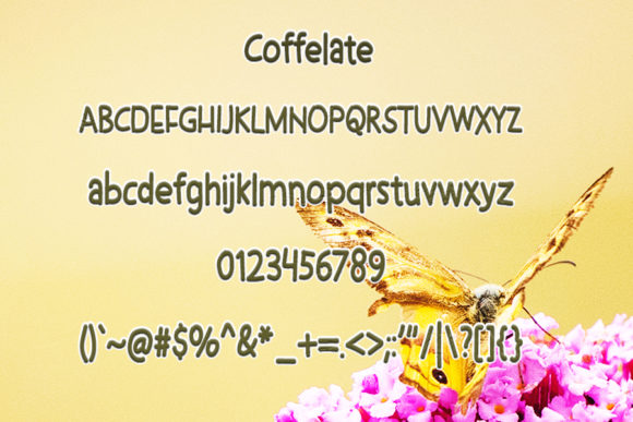 Coffelate Font - Preview 2