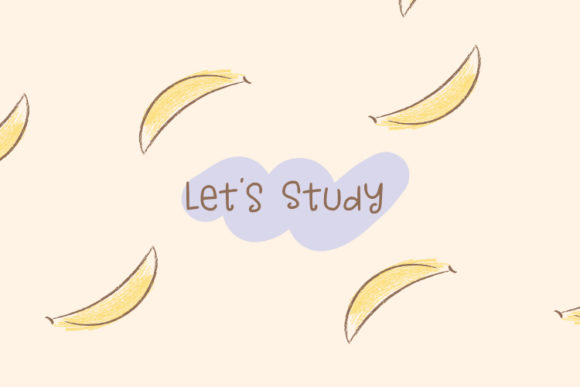 Fun School Font PNG with transparent background - Preview 1