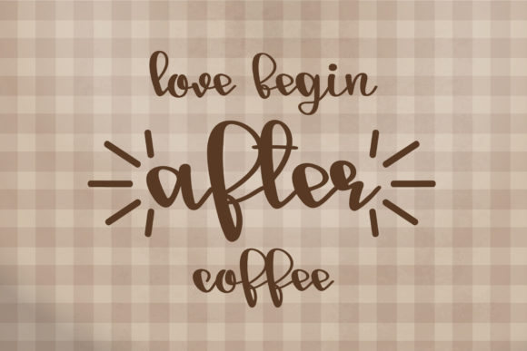 Good Morning Font - Preview 1