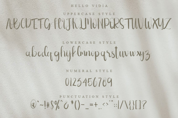 Hello Vidia Font PNG with transparent background - Preview 3